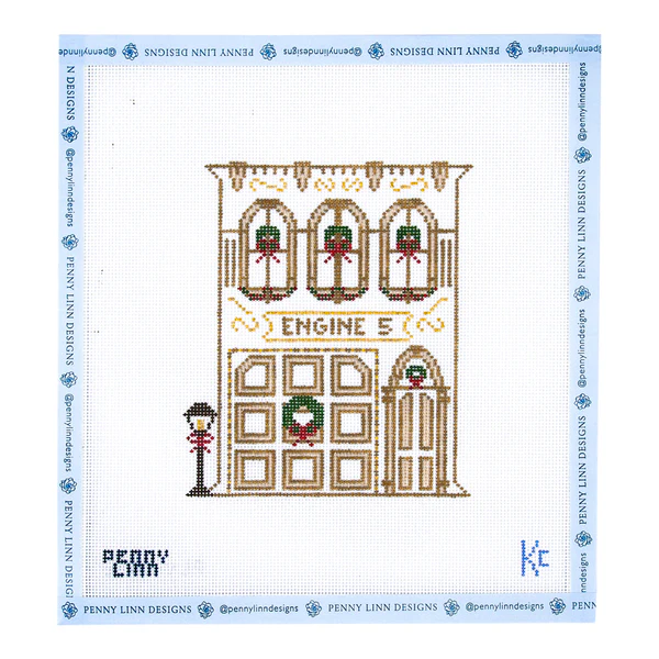 Vintage Winter Village Series: Firehouse - The Flying Needles