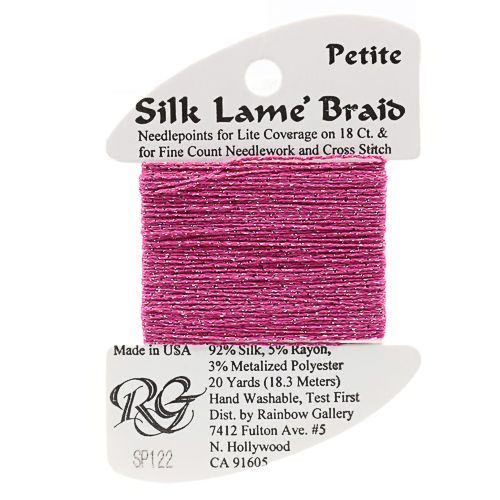 Petite Silk Lame SP122 Hot Pink - The Flying Needles