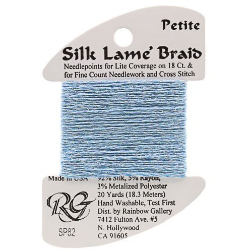 Petite Silk Lame SP82 Light China Blue - The Flying Needles