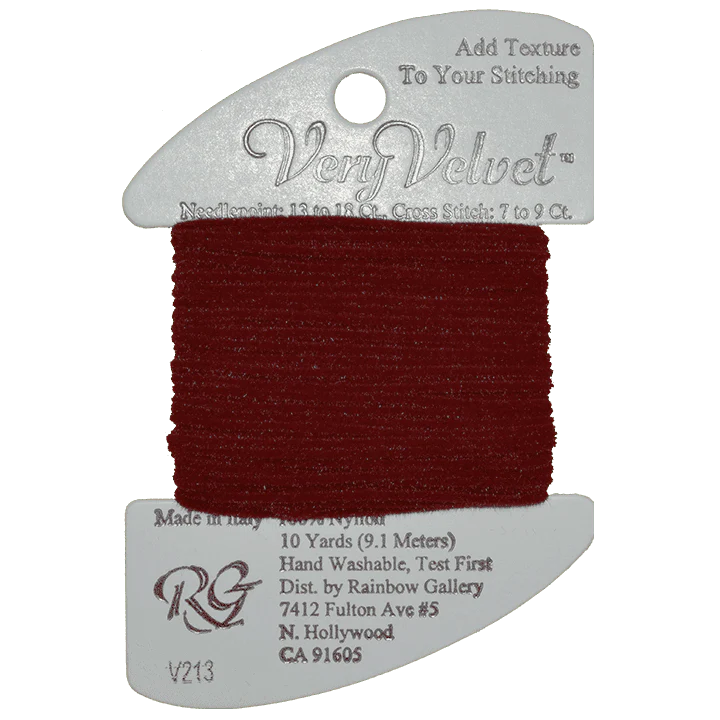 Very Velvet 213 Burgundy