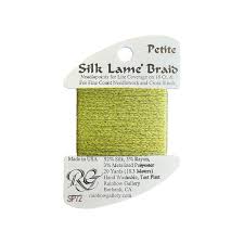 Petite Silk Lame SP72 Light Chartreuse - The Flying Needles