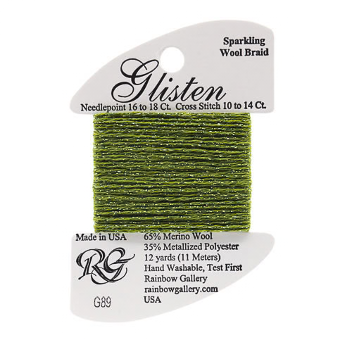 Glisten G89 Green Olive - The Flying Needles