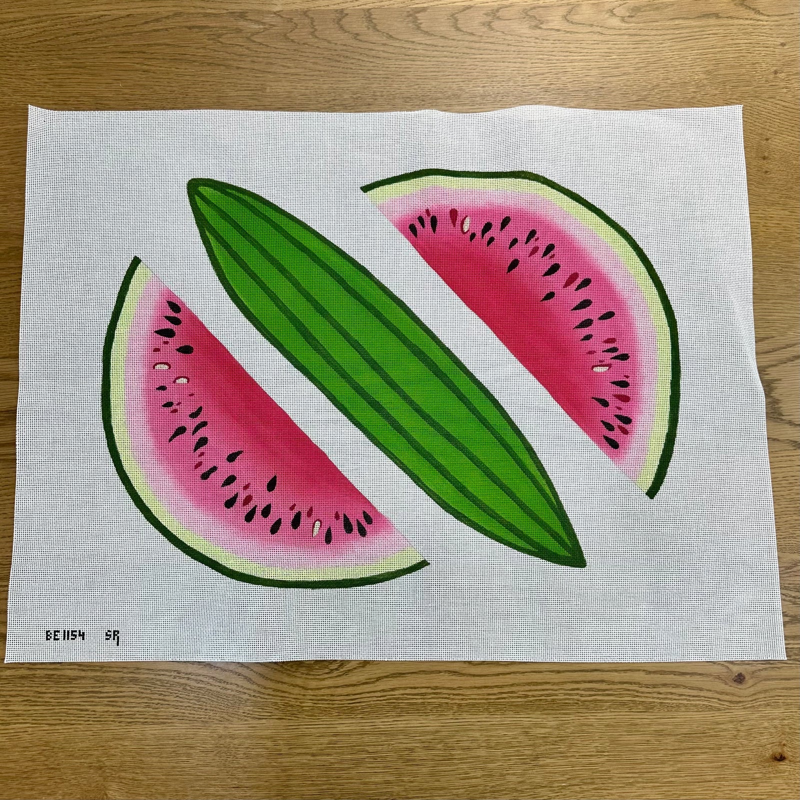 3D Shaped Watermelon Pillow - The Flying Needles