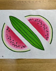 3D Shaped Watermelon Pillow - The Flying Needles