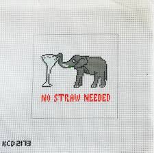 No Straw Needed Canvas - The Flying Needles