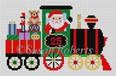 Train Santa Ornament - The Flying Needles