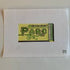 Parc Matchbook - The Flying Needles