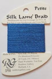 Petite Silk Lame SP99 Classic Blue - The Flying Needles