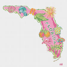State of Florida Pillow - The Flying Needles