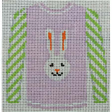 White Bunny on Lavender - The Flying Needles