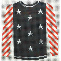 Patriotic Sweater Canvas - The Flying Needles