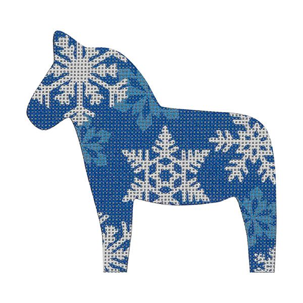 Dala Horse, Snowflakes