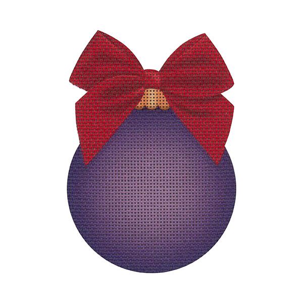 Classic Glass Ornament, Purple