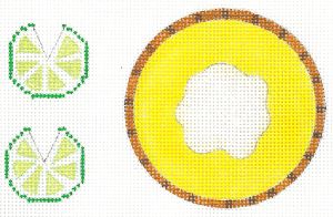 Key Lime with Limes 3D pie - The Flying Needles