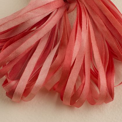 Treenway Silk Montano Peach Phlox Silk Ribbon - The Flying Needles