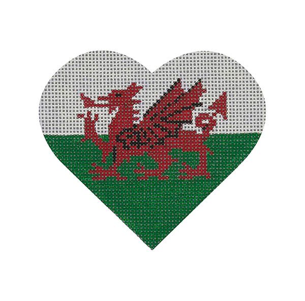 Wales Flag Heart