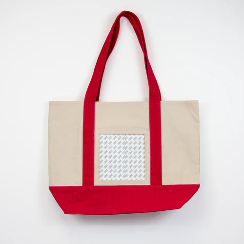 Self Finishing Canvas Tote with Insert - The Flying Needles