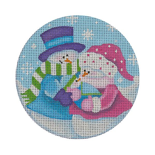 Snow Parents w/Baby Boy