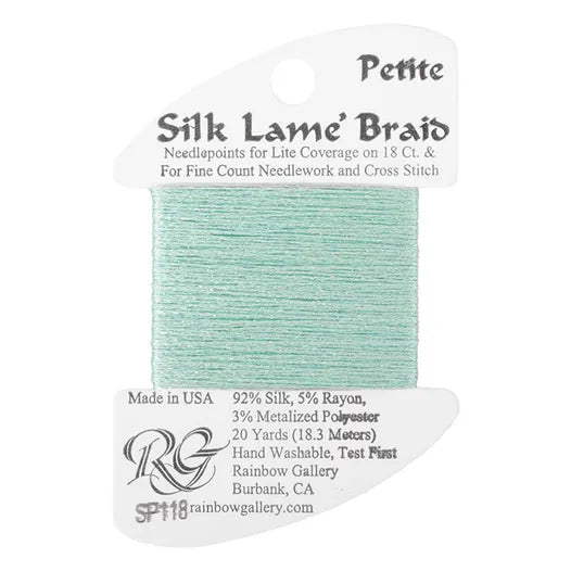 Petite Silk Lame SP118 Sea Spray - The Flying Needles