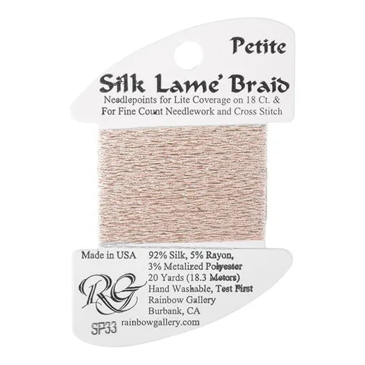 Petite Silk Lame SP33 Eggshell - The Flying Needles