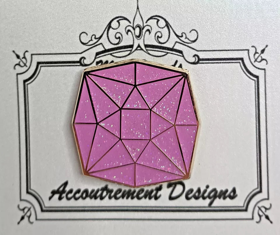 Pink Cushioned Gem Needleminder - The Flying Needles