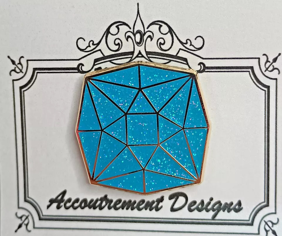 Blue Cushioned Gem Needleminder - The Flying Needles