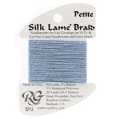 Petite Silk Lame SP13 Sky Blue - The Flying Needles