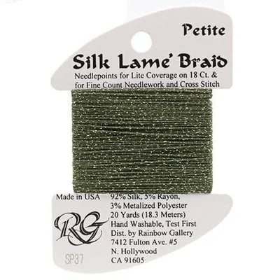 Petite Silk Lame SP37 Dark Avocado - The Flying Needles