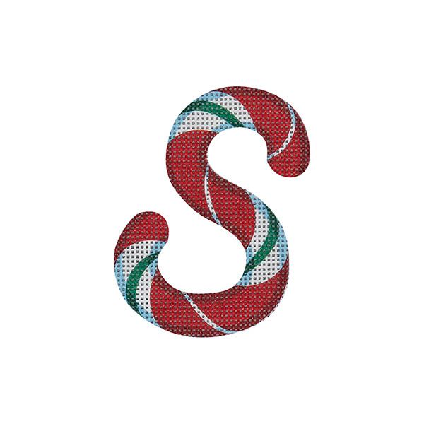 Candy Cane Letter S