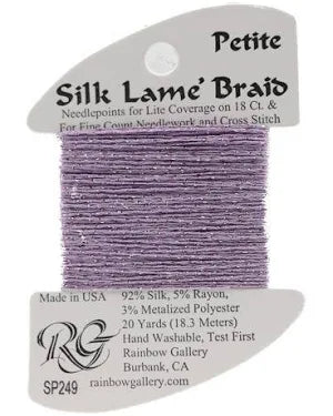 Petite Silk Lame SP249 Pale Mauve - The Flying Needles