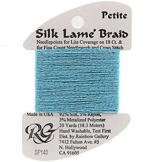 Petite Silk Lame SP140 Jamaican Sea - The Flying Needles