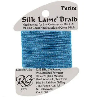 Petite Silk Lame SP76 Peacock - The Flying Needles