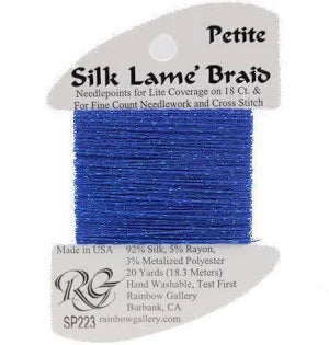 Petite Silk Lame SP223 Crystal Blue - The Flying Needles