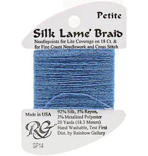 Petite Silk Lame SP14 Blue - The Flying Needles