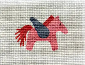 Pink Designer Pegasus Inspired Charm - The Flying Needles