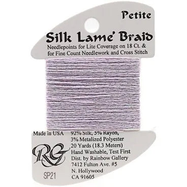 Petite Silk Lame SP21 Light Lavender - The Flying Needles