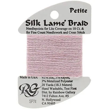 Petite Silk Lame SP74 Pale Pink - The Flying Needles