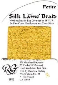 Petite Silk Lame SP06 Gold - The Flying Needles