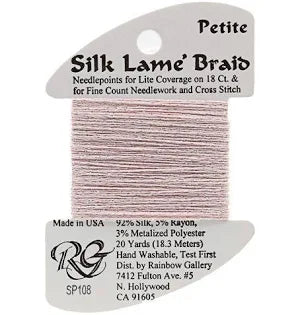 Petite Silk Lame SP108 Soft Pink - The Flying Needles