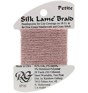 Petite Silk Lame SP143 Cameo Pink - The Flying Needles