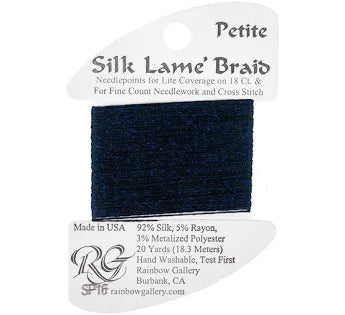 Petite Silk Lame SP16 Navy - The Flying Needles