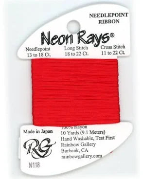 Neon Rays N118 Christmas Red - The Flying Needles