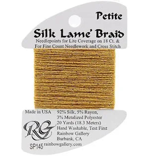 Petite Silk Lame SP145 Fool's Gold - The Flying Needles