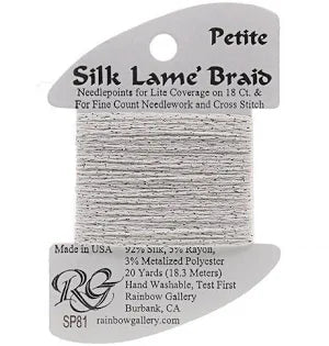 Petite Silk Lame SP81 Platinum - The Flying Needles