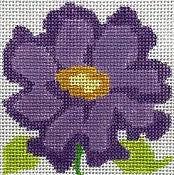 Bella Flower Coaster - Purple - The Flying Needles