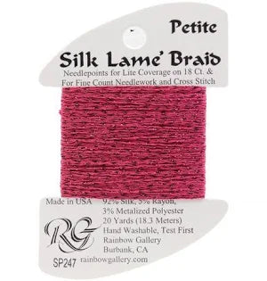 Petite Silk Lame SP247 Paris Pink - The Flying Needles