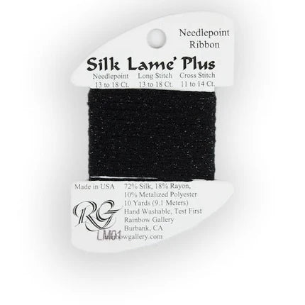 Silk Lame Plus LM01 Black - The Flying Needles