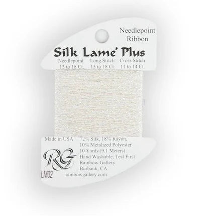 Silk Lame Plus LM02 White - The Flying Needles
