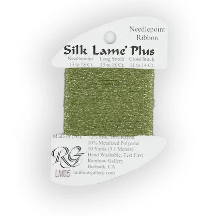 Silk Lame Plus LM05 Avocado - The Flying Needles