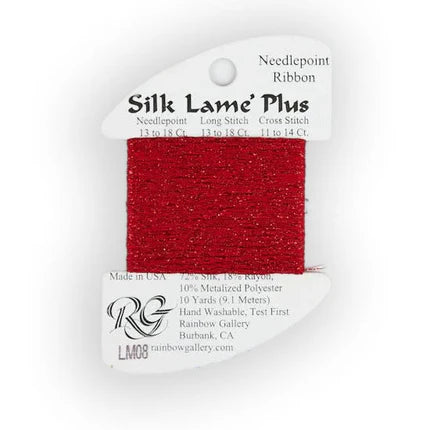 Silk Lame Plus LM08 Red - The Flying Needles